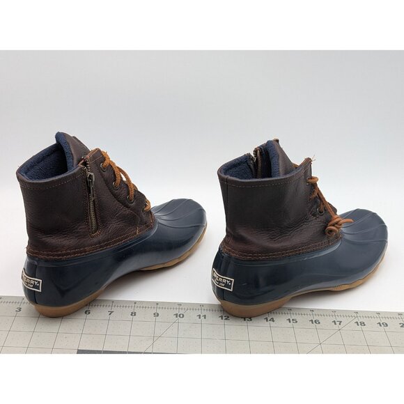 Sperry Womens Duck Boots Rubber Leather Sz 10M‎ - Picture 6 of 9